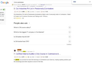 CIA in coimbatore