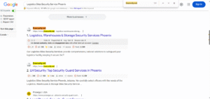 Logistics Sites Security Service Phoenix