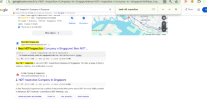 NDT Inspection Company in Singapore