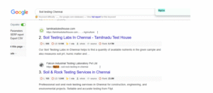 Soil testing Chennai