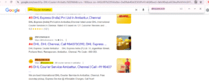 dhl courier Ambattur