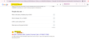 dhl courier pallavaram